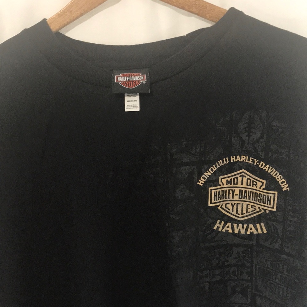 Harley Davidson Honolulu Hawaii T-shirt Size 2 XL
